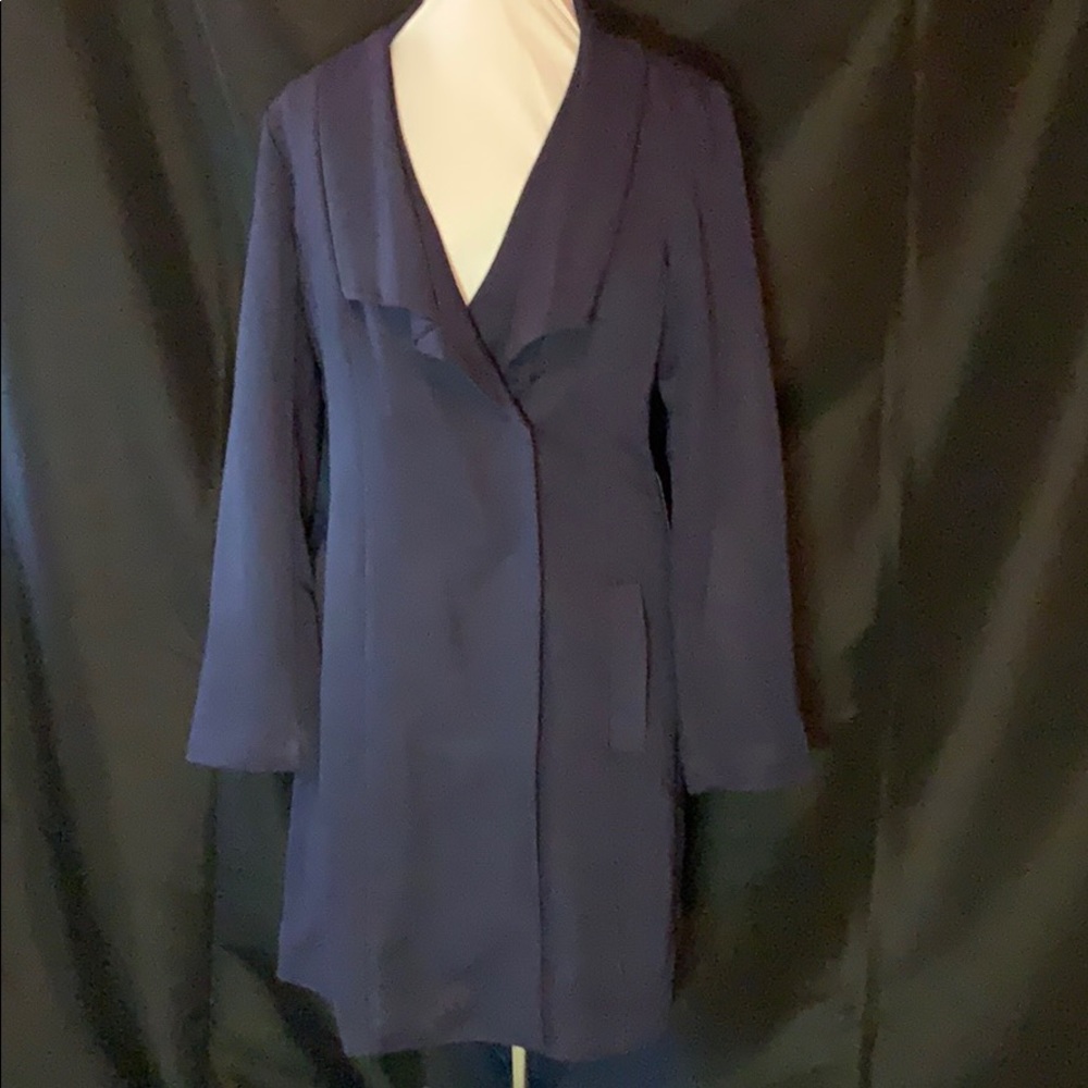 Beautiful navy blue jacket, long